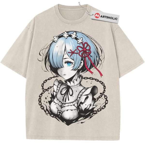 Rem Shirt, Re:Zero Shirt, Anime Shirt, Vintage Tee