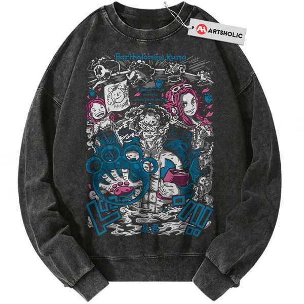 Bartholomew Kuma Sweatshirt, Jewelry Bonney Sweatshirt, One Piece Sweatshirt, Anime Sweatshirt, Vintage Sweatshirt