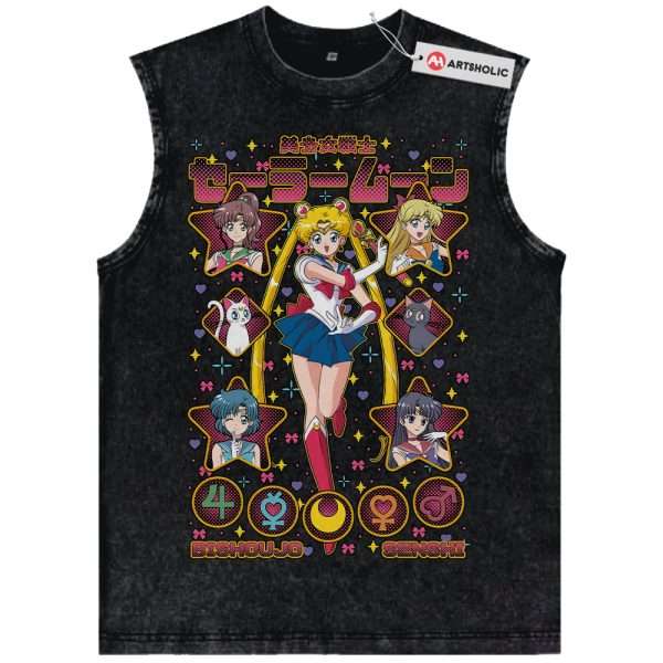 Sailor Moon Tank Top, Anime Tank Top, Vintage Tank Top
