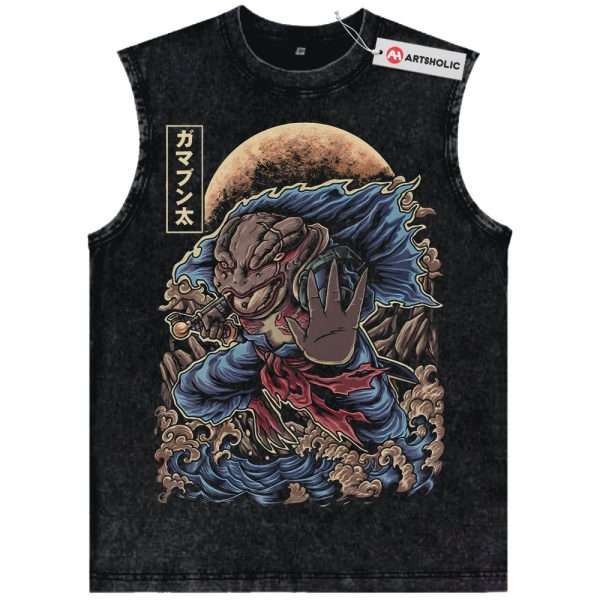 Gamabunta Tank Top, Naruto Tank Top, Anime Tank Top, Vintage Tank Top