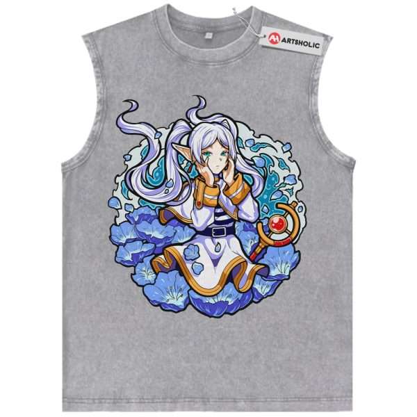 Frieren: Beyond Journey's End Tank Top, Anime Tank Top, Vintage Tank Top