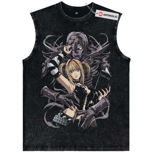Misa Amane Tank Top, Rem Tank Top, Death Note Tank Top, Anime Tank Top, Vintage Tank Top