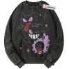 Gatsly Sweatshirt, Haunter Sweatshirt, Gengar Sweatshirt, Pokemon Sweatshirt, Anime Sweatshirt, Vintage Sweater