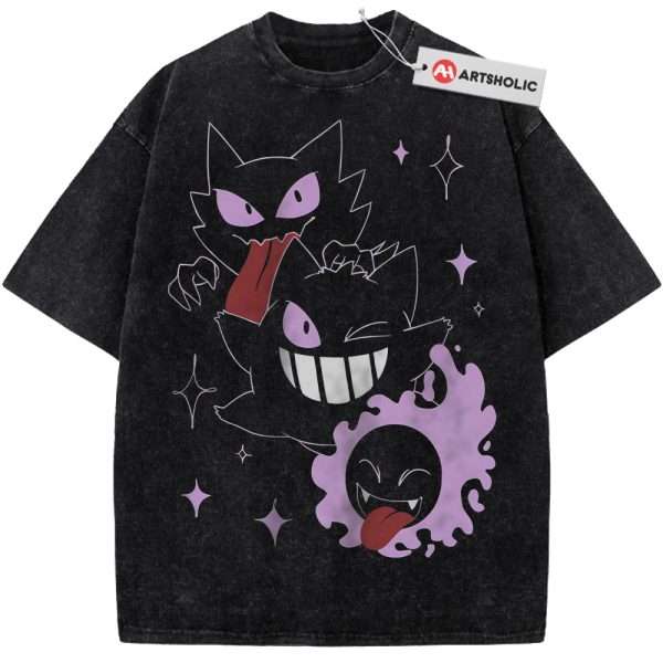 Gatsly Shirt, Haunter Shirt, Gengar Shirt,Pokemon shirt, Anime Shirt, Vintage Tee