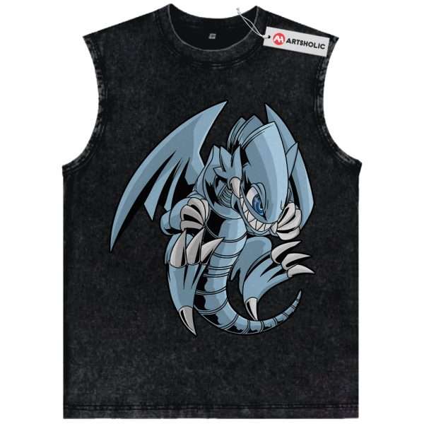 Blue Eyes Toon Dragon Tank Top, Anime Tank Top, Vintage Tank Top