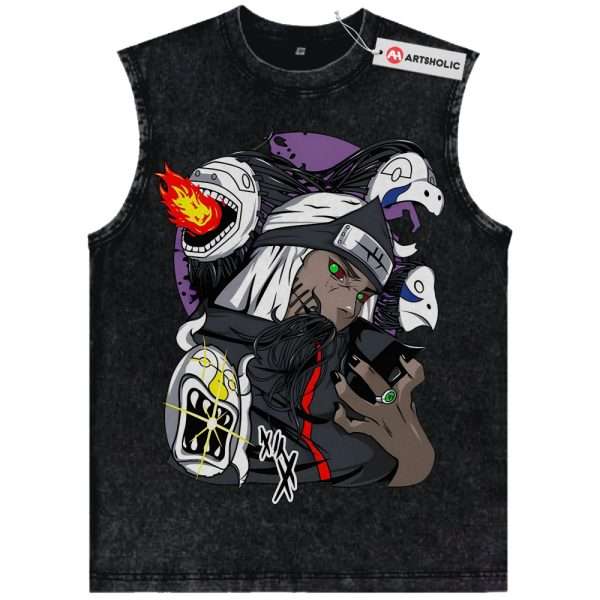 Kakuzu Tank Top, Naruto Tank Top, Anime Tank Top, Vintage Tank Top