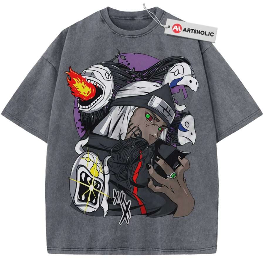 Kakuzu Shirt, Naruto Shirt, Anime Shirt, Vintage Tee – Artsholic