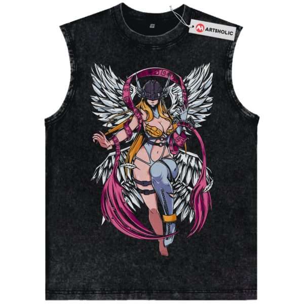 Angewomon Tank Top, Digimon Adventure Tank Top, Anime Tank Top, Vintage Tank Top
