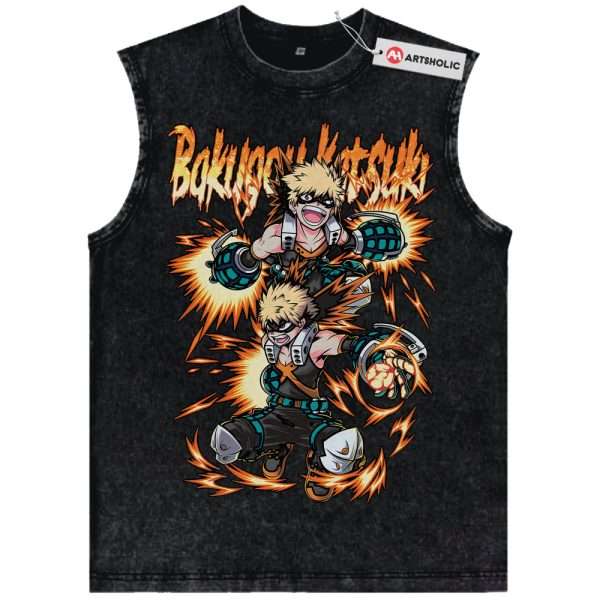 Katsuki Bakugo Tank Top, Kacchan Tank Top, MHA Tank Top, Anime Tank Top, Vintage Tank Top