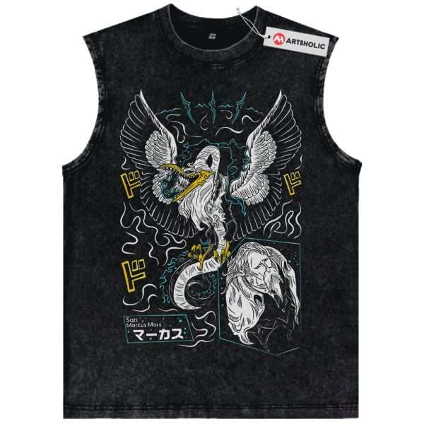 Saint Marcus Mars Tank Top, One Piece Tank Top, Anime Tank Top, Vintage Tank Top