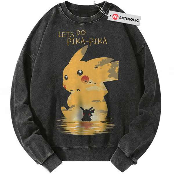 Pikachu Sweatshirt, Pokemon Sweatshirt, Anime Sweatshirt, Vintage Sweater