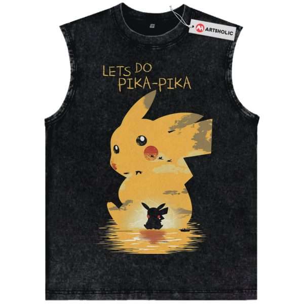 Pikachu Tank Top, Pokemon Tank Top, Anime Tank Top, Vintage Tank Top