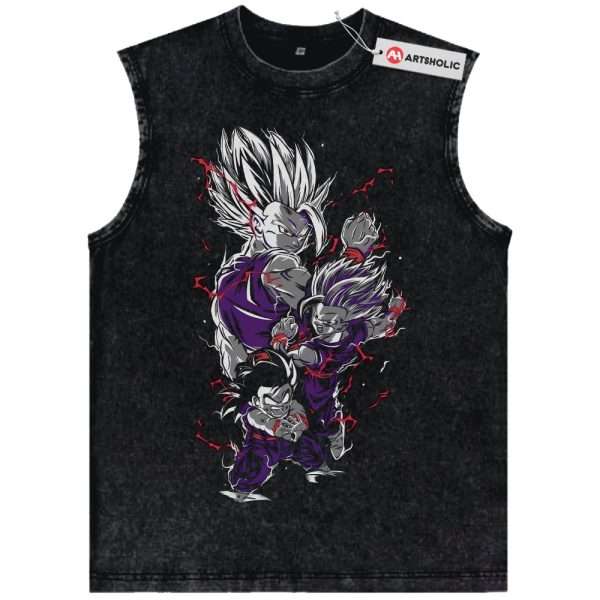 Son Gohan Tank Top, Dragon Ball Tank Top, DBZ Tank Top, Anime Tank Top, Vintage Tank Top