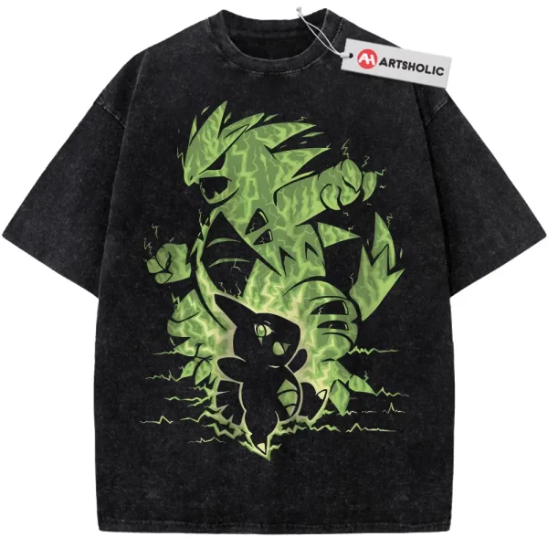 Larvitar Shirt, Tyranitar Shirt, Pokemon shirt, Anime Shirt, Vintage T-Shirt
