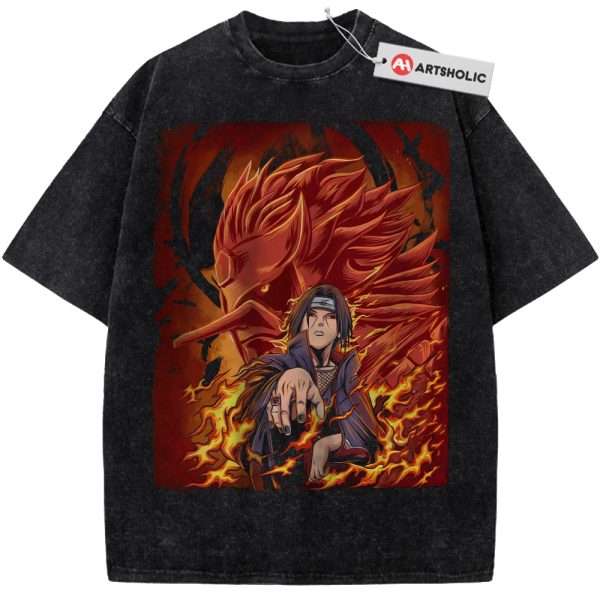 Itachi Uchiha Shirt, Akatsuki Shirt, Naruto Shirt, Anime Shirt, Vintage T-Shirt