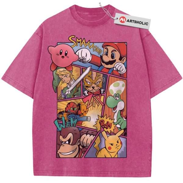 Super Smash Bros Shirt, Nintendo Shirt, Game Shirt, Vintage Tee
