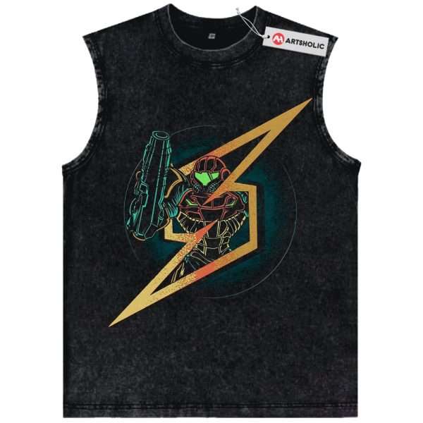 Samus Aran Tank Top, Metroid Tank Top, Game Tank Top, Vintage Tank Top