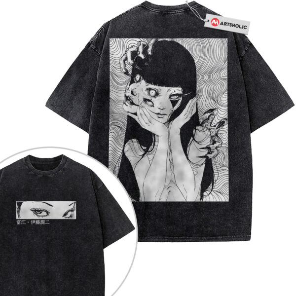 Tomie Kawakami Shirt, Junji Ito Shirt, Anime Shirt, Halloween Shirt, Vintage Tee 2-Sided