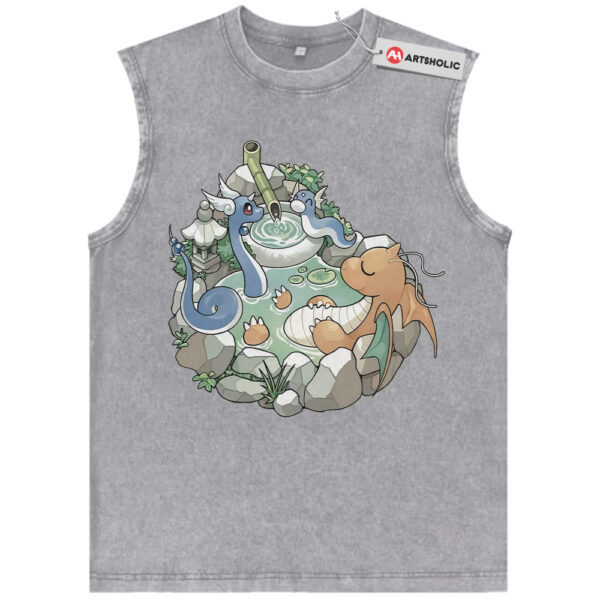 Dratini Tank Top, Dragonair Tank Top, Dragonite Tank Top, Pokemon Tank Top, Anime Tank Top, Vintage Tank Top