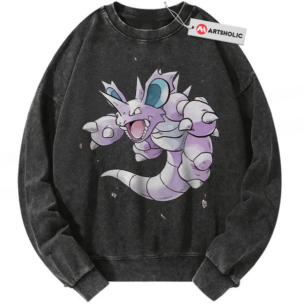 Nidoking Sweatshirt, Pokemon Sweatshirt, Anime Vintage Sweatshirt
