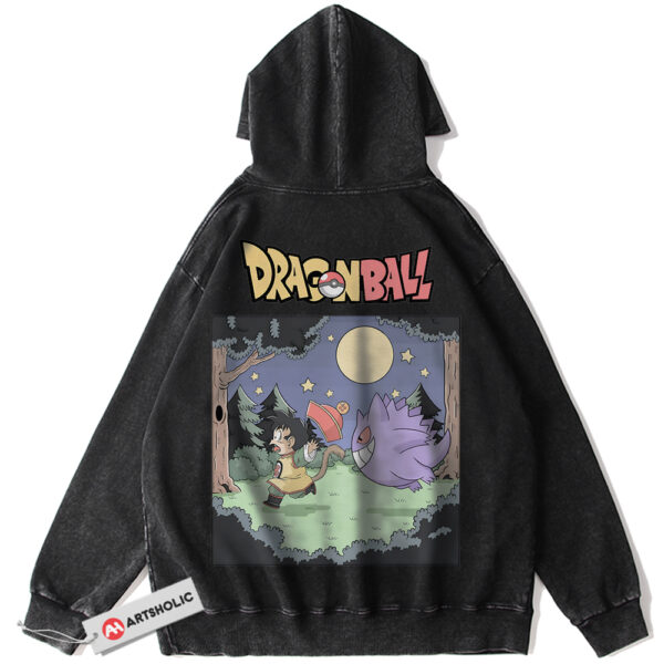 Gengar Hoodie, Son Goku Hoodie, Dragon Ball Hoodie, Pokemon Hoodie, Anime Vintage Hoodie