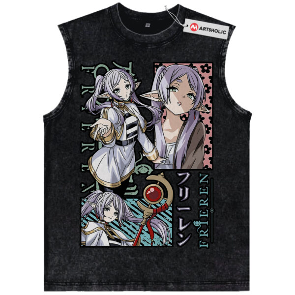 Frieren: Beyond Journey's End Tank Top, Anime Tank Top, Vintage Tank Top