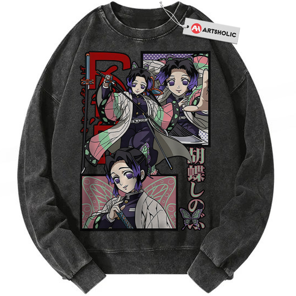 Shinobu Kocho Sweatshirt, Demon Slayer Sweatshirt, Anime Sweatshirt, Vintage Sweatshirt
