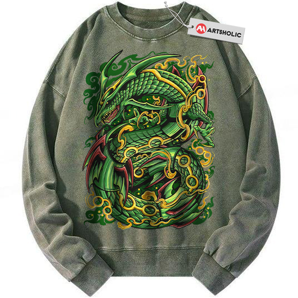 Rayquaza Sweatshirt, Pokemon Sweatshirt, Anime Sweatshirt, Vintage Sweatshirt