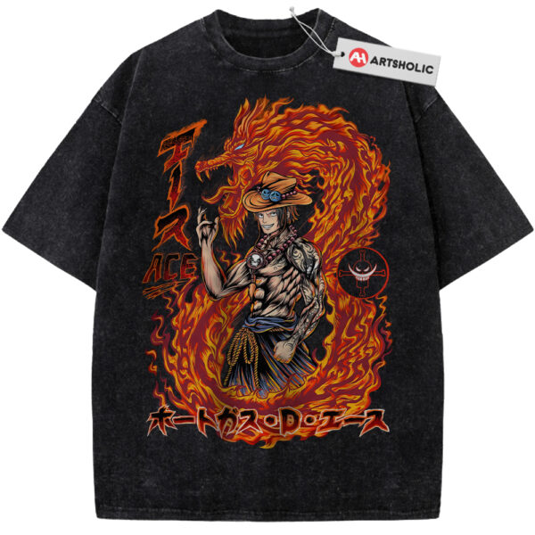 Portgas D Ace Shirt, One Piece Shirt, Anime Shirt, Vintage Tee
