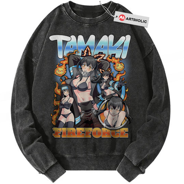 Tamaki Kotatsu Sweatshirt, Fire Force Sweatshirt, Anime Sweatshirt, Vintage Sweatshirt