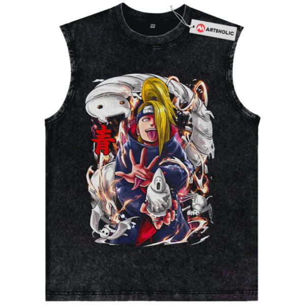 Deidara Tank Top, Naruto Tank Top, Anime Tank Top, Vintage Tank Top