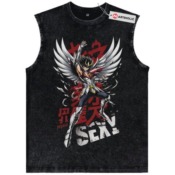 Pegasus Seiya Tank Top, Saint Seiya Tank Top, Anime Tank Top, Vintage Tank Top