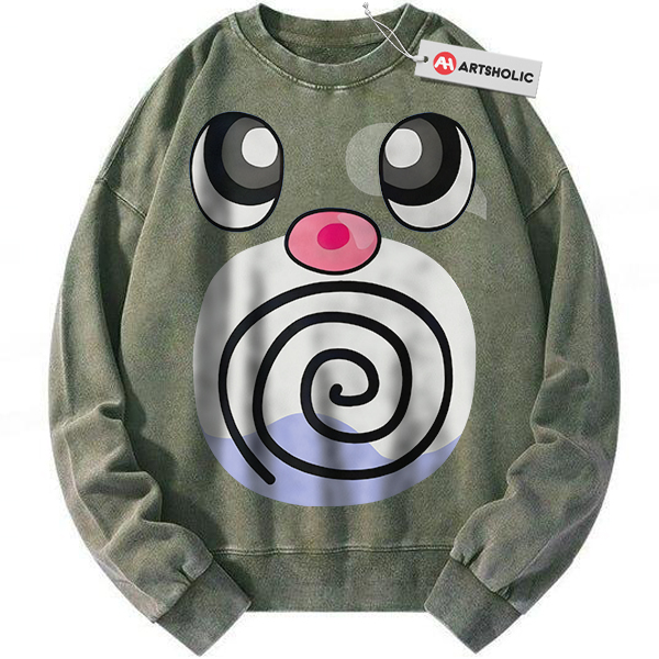 Poliwag Sweatshirt, Pokemon Sweatshirt, Anime Sweatshirt, Vintage Sweatshirt