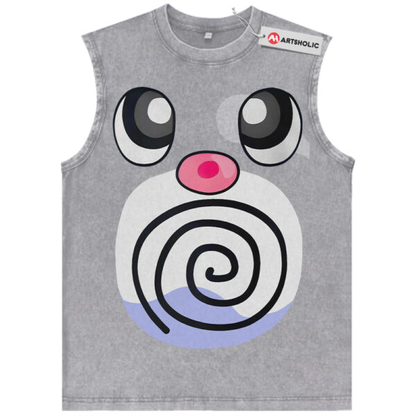 Poliwag Tank Top, Pokemon Tank Top, Anime Tank Top, Vintage Tank Top