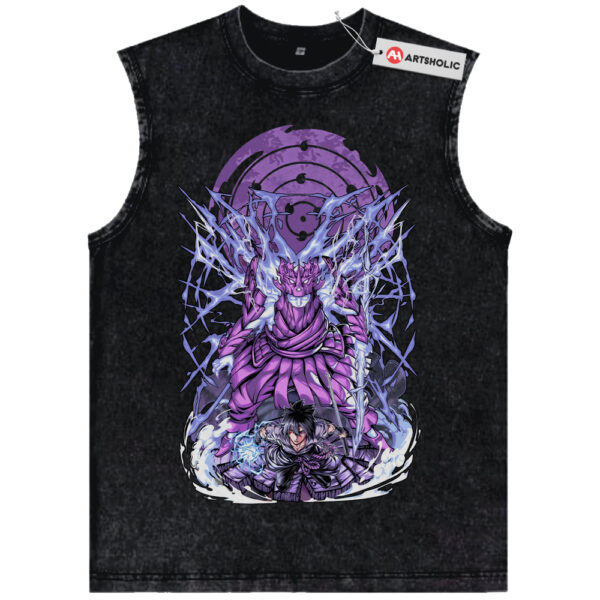 Sasuke Uchiha Tank Top, Naruto Tank Top, Anime Tank Top, Vintage Tank Top