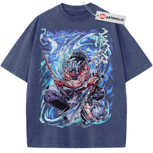 Inosuke Hashibira Shirt, Demon Slayer Shirt, Anime Shirt, Vintage T-Shirt