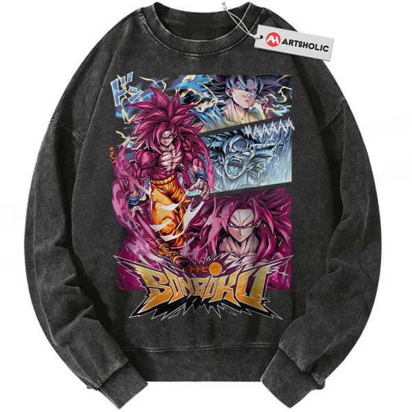 Son Goku Sweatshirt, Dragon Ball Sweatshirt, DBZ Sweatshirt, Anime Sweatshirt, Vintage Sweater