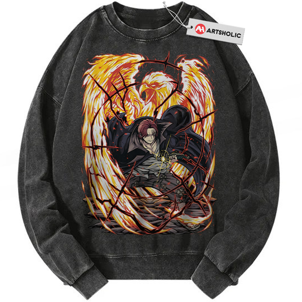 Shanks Sweatshirt, One Piece Sweatshirt, Anime Sweatshirt, Vintage Sweater