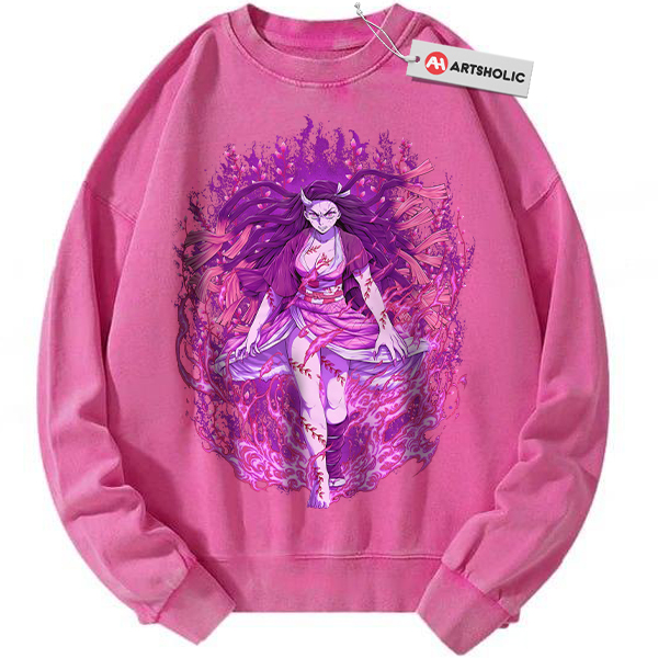 Nezuko Kamado Sweatshirt, Demon Slayer Sweatshirt, Anime Sweatshirt, Vintage Sweatshirt