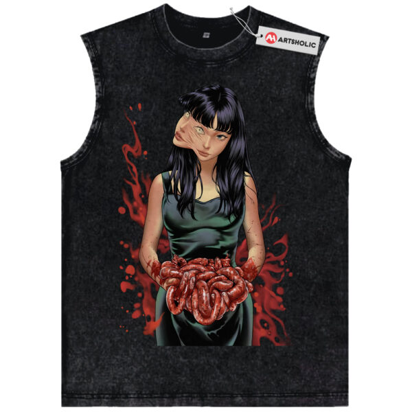 Tomie Kawakami Tank Top, Junji Ito Tank Top, Anime Tank Top, Vintage Tank Top