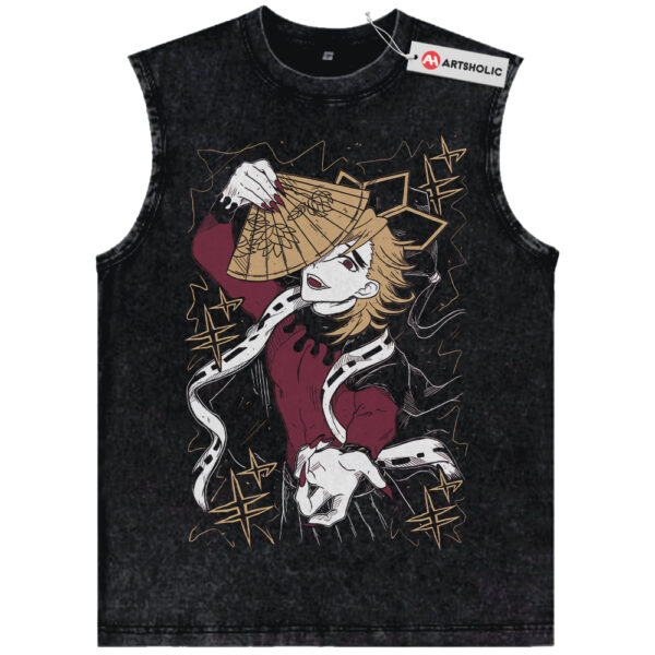 Doma Tank Top, Demon Slayer Tank Top, Anime Tank Top, Vintage Tank Top
