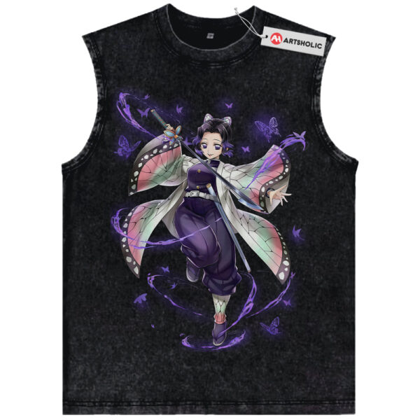 Shinobu Kocho Tank Top, Demon Slayer Tank Top, Anime Tank Top, Vintage Tank Top