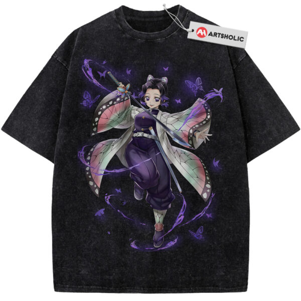 Shinobu Kocho Shirt, Demon Slayer Shirt, Anime Shirt, Vintage Tee