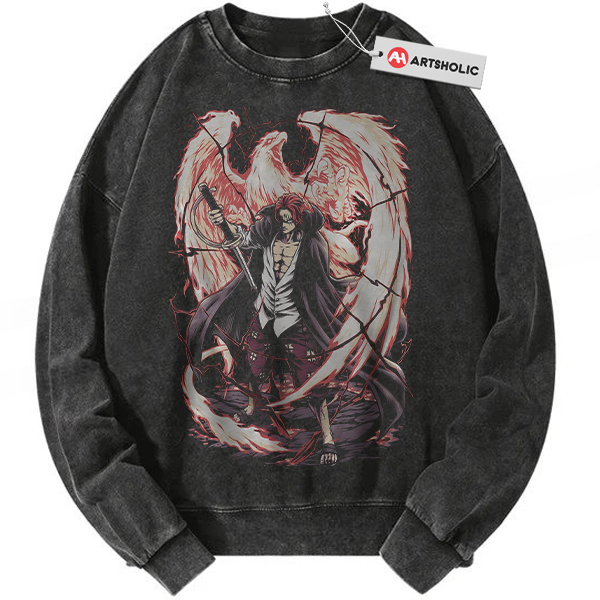 Shanks Sweatshirt, One Piece Sweatshirt, Anime Sweatshirt, Vintage Sweater