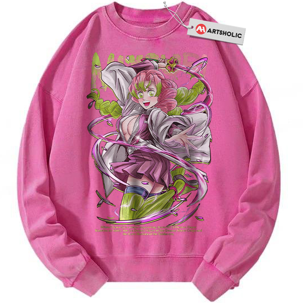 Mitsuri Kanroji Sweatshirt, Demon Slayer Sweatshirt, Anime Sweatshirt, Vintage Sweater