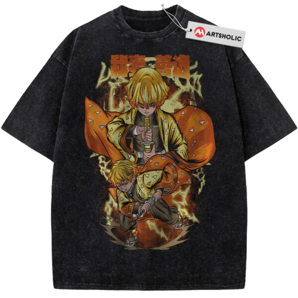 Zenitsu Agatsuma Shirt, Demon Slayer Shirt, Anime Shirt, Vintage Tee