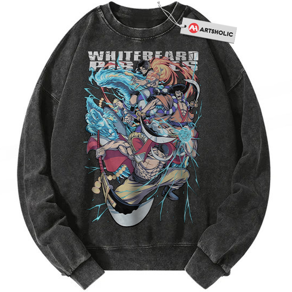 Whitebeard Pirates Sweatshirt, One Piece Sweatshirt, Anime Sweatshirt, Vintage Sweatshirt