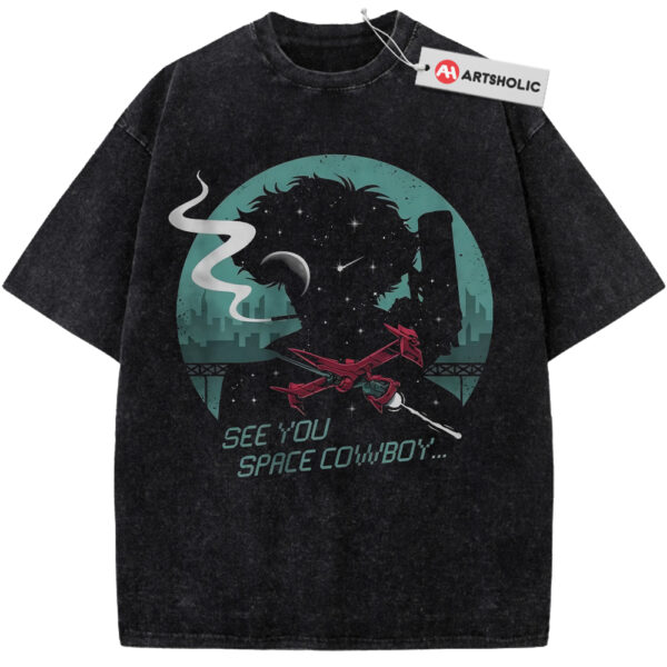 Spike Spiegel Shirt, Cowboy Bebop Shirt, Anime Shirt, Vintage T-Shirt