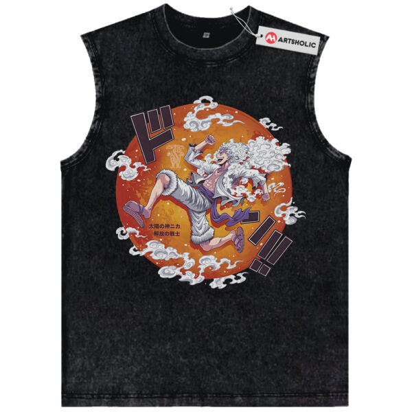 Monkey D Luffy Tank Top, One Piece Tank Top, Anime Tank Top, Vintage Tank Top