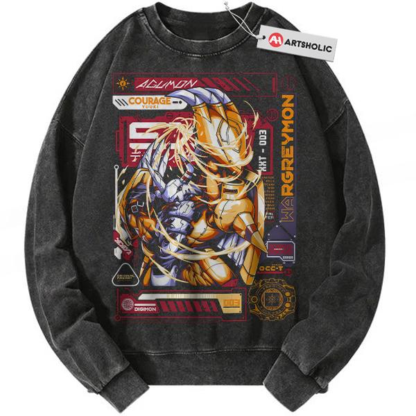 WarGreymon Sweatshirt, Digimon Sweatshirt, Anime Sweatshirt, Vintage Sweatshirt